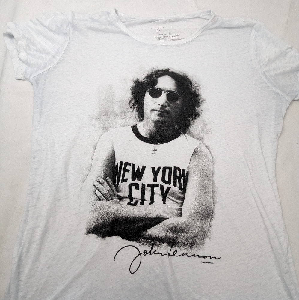 John Lennon New York City Iconic Pic by Bob Gruen issued 2015 Large